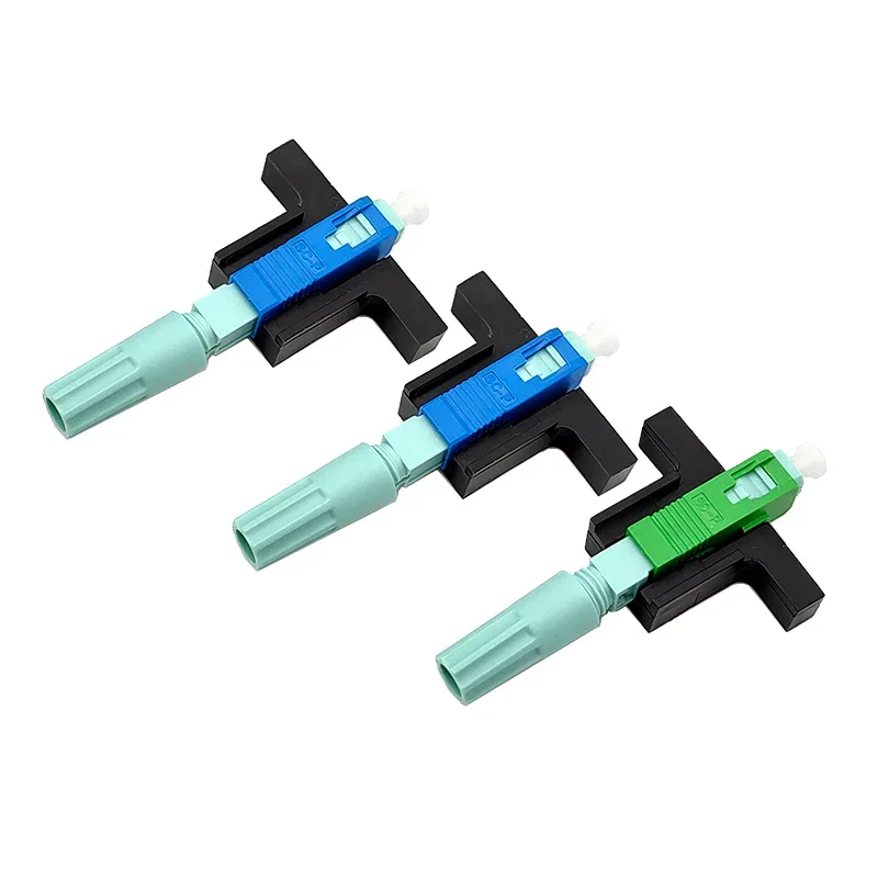 SC APC Connector 60MM SM Single Mode Optical Connector FTTH Tool Cold Connector Tool SC UPC Fiber Quick Connector