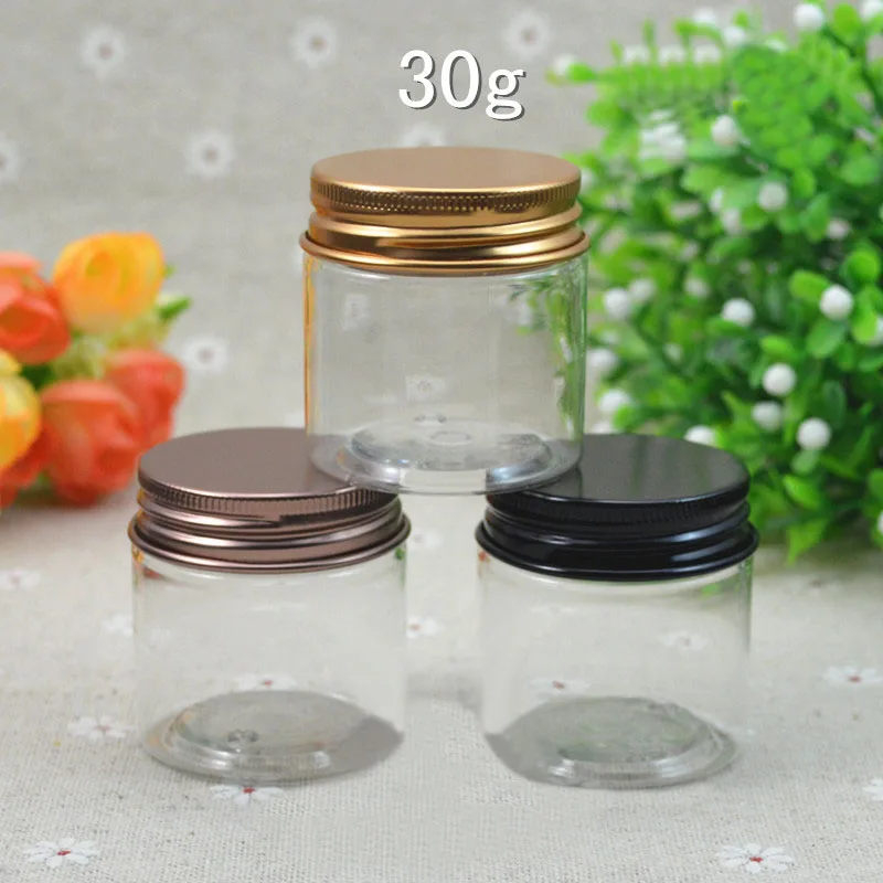 

Прозрачная баночка для косметики для домашних животных, 30 г, серебристая и золотистая маска для крема с крышкой, гелевая эссенция, эмульсионный восковой Воск для ухода за кожей, косметическая упаковка