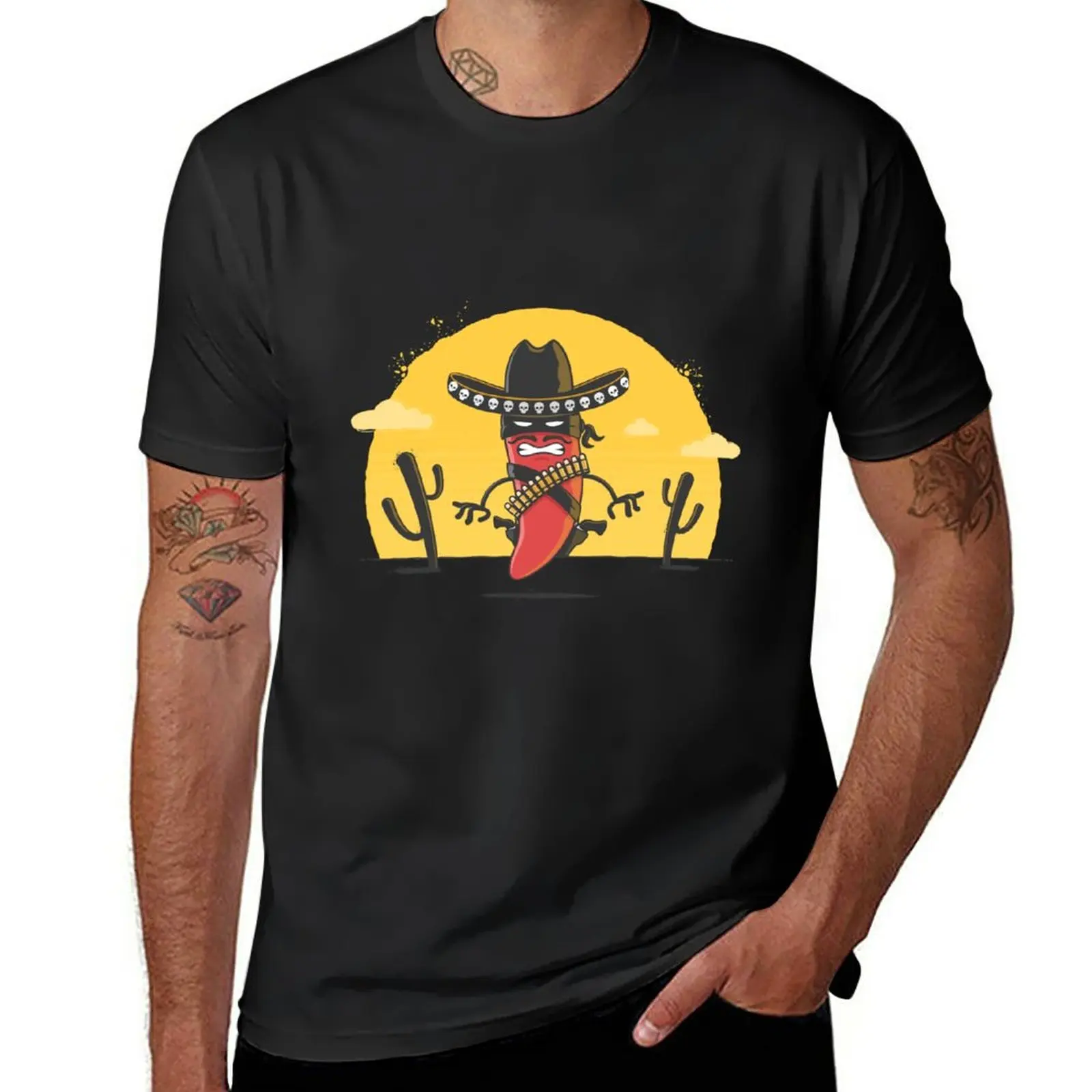 New Chili Desperado T-Shirt Anime Man Clothes Felpe, Uomo