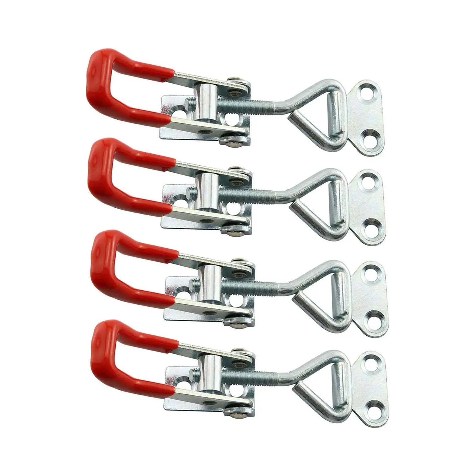 4x Toggle Latch Clamp Locks Home Pull Hasp Latch Quick Release