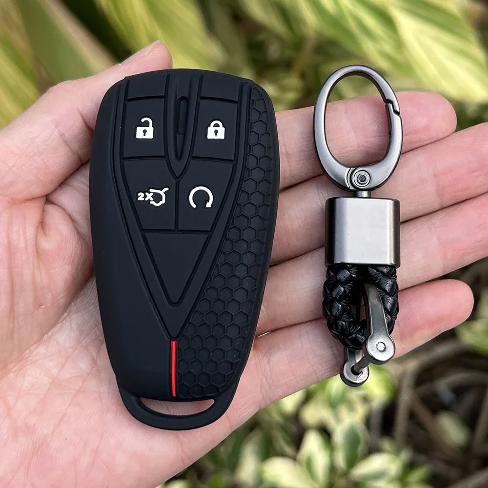 Key Case Cover Silicone Car Remote Case KeyChain for Changan CS35 Plus CS55 PLUS CS75 PLUS Eado UNI-T UNI K Oushang X5 X7 EV Rubber Key Cover