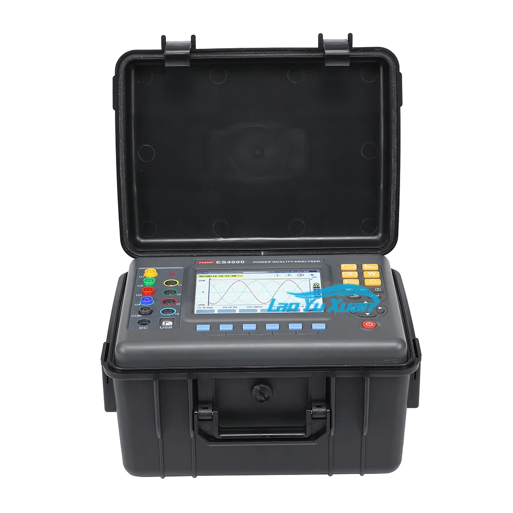 

Updated Version ES4000 Three Phase Power Quality Analyser for electric energy test