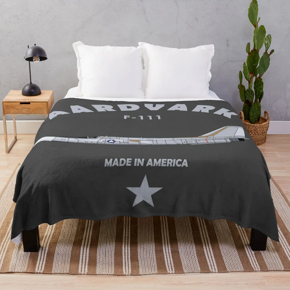 

F-111 Aardvark Throw Blanket Decoratives Decorative Sofas Sofa Blankets