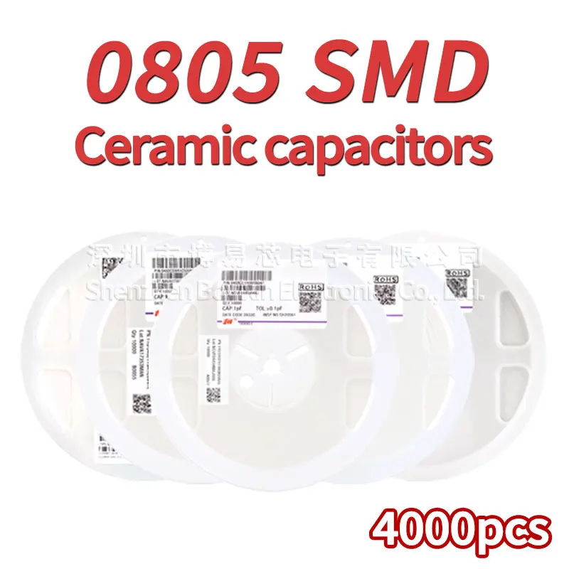 4000 pieces 0805 chip ceramic capacitor 10pF 100uF 100pF 1nF 10nF 15nF 100nF 0.1uF 1uF 2.2uF 4.7uF 10uF 47uF complete models chip ceramic capacitor 100 pieces 0402 10pf 1 100pf 1nf 10nf 15nf 100nf 0 1uf 100uf 2 2uf 4 7uf 10uf 47uf various models