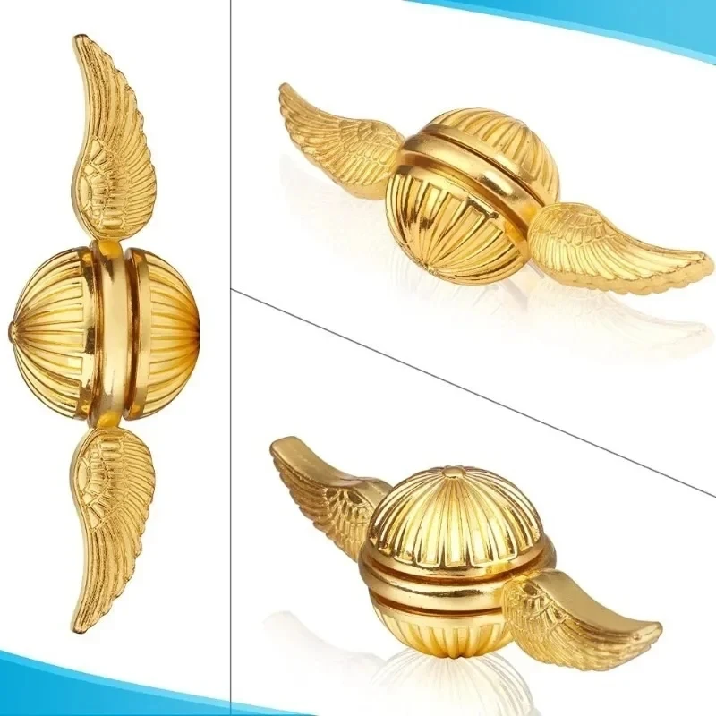 Golden Snitch Fidget Spinner Metal Antistress Hand fingertip gyro Rotation Cupid Spinning Top Stress Relief Toys for Kid Adults 4