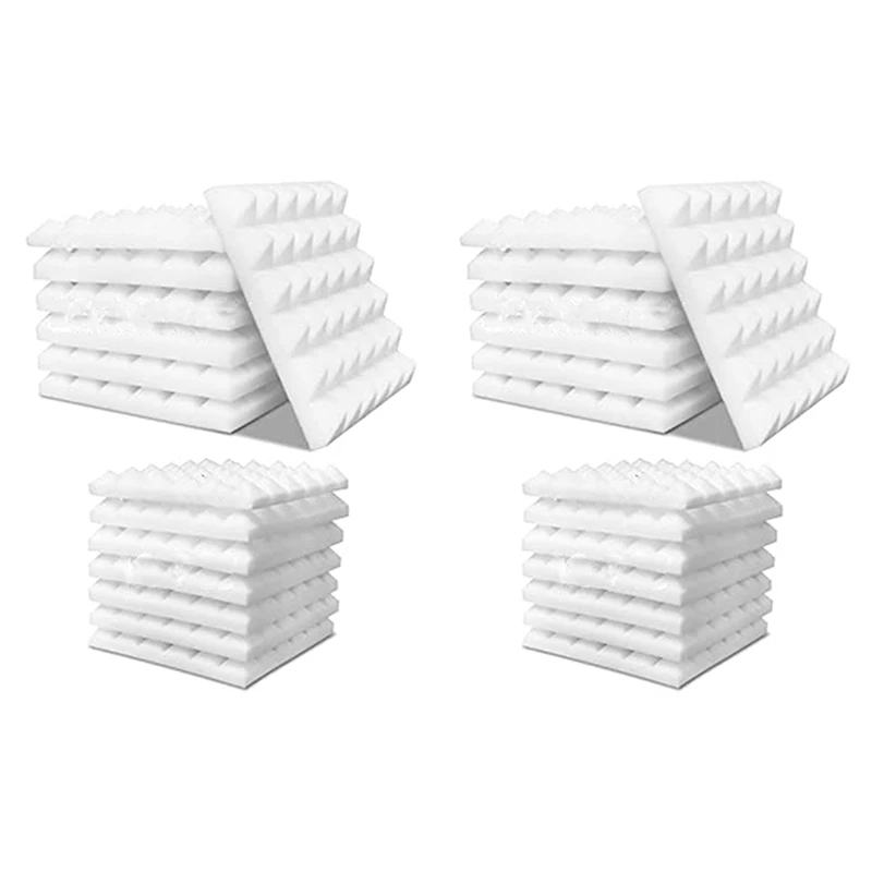 

24 Pack Acoustic Panels,Sound Proof Foam Panels,Studio Soundproofing Wedges,Wall Reduce Noise Foam,For Music Studio,Etc