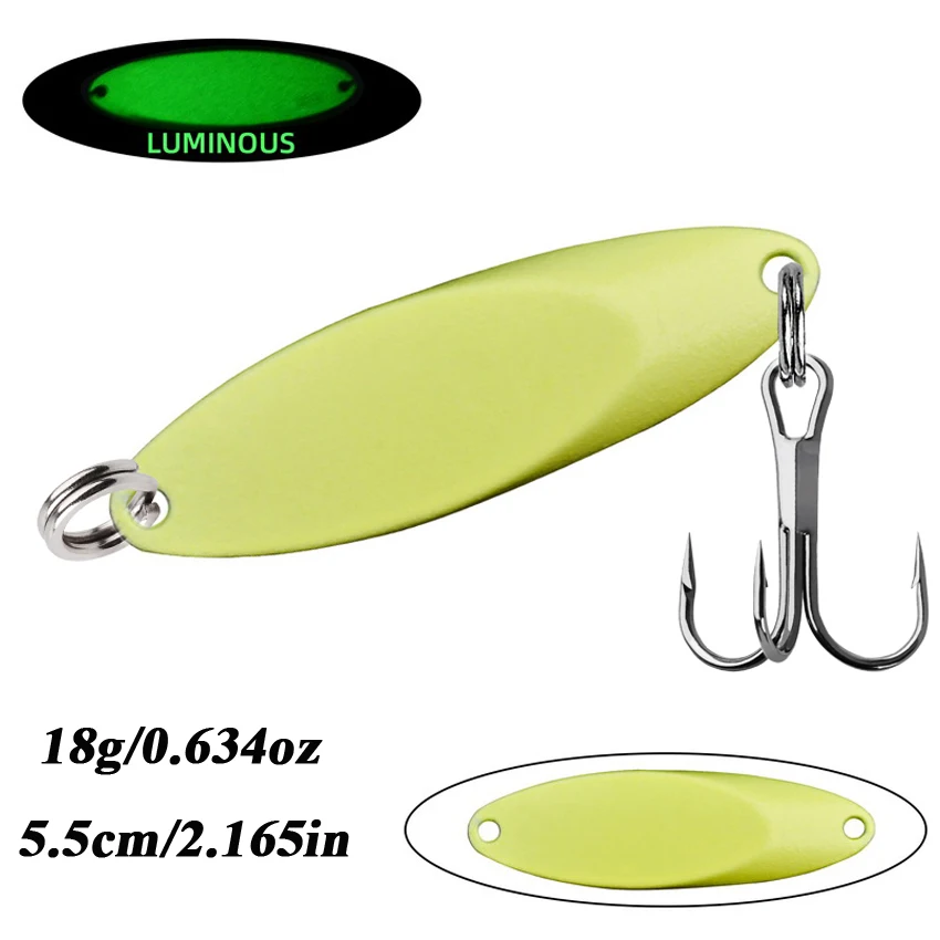 1 stücke 65g 56g 42g-5g Metall Leucht Spinner Löffel Forelle Angeln Locken Harten Köder pailletten Noise Paillette Künstliche Köder Harten Köder – Detail 10