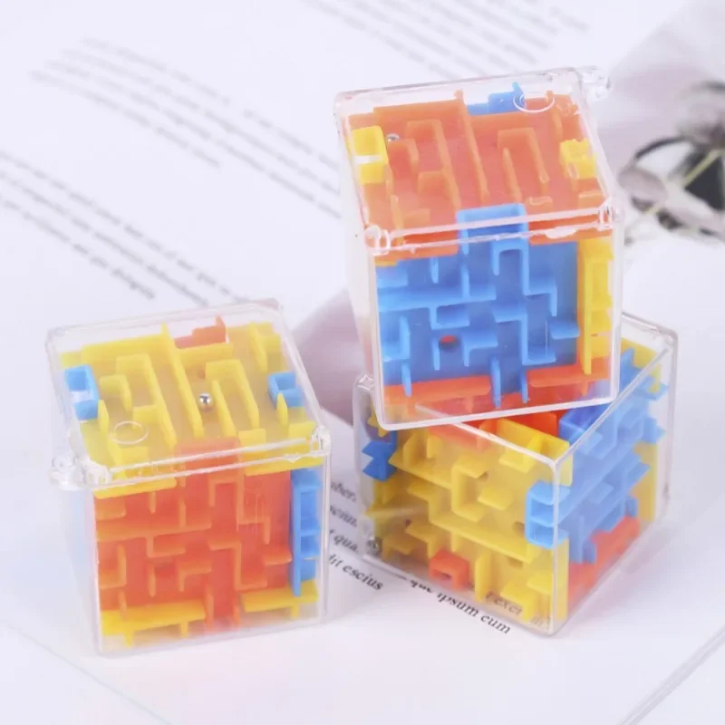 

Children's Three-dimensional Maze Cube Six Sided Maze Intelligence Magic Maze Ball Bead Children's Puzzle Toy Wholesale