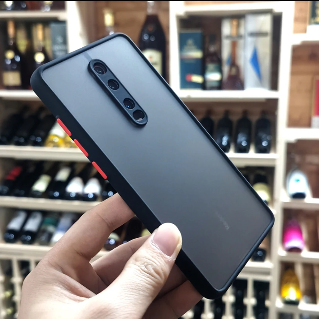 Cute Transparent Phone Cover with Skin Feel Finish