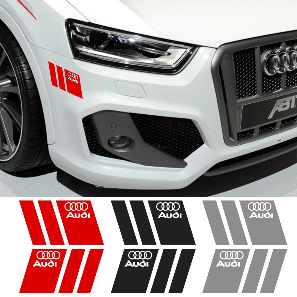 2pcsCarRearScratchStickerAutoBadgeBodyDecorationDecalsfor