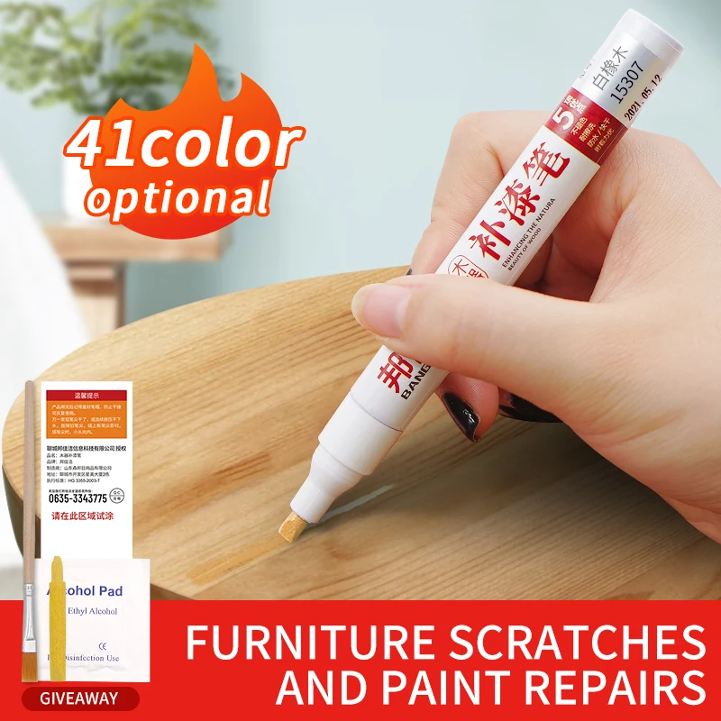 1Pcs Furniture Composite Touch Up Markers & Filler Sticks Wood Scratches Restore Scratch Patch Paint Pen Wood Composite Repair drop ship 17pcs furniture touch up kit markers