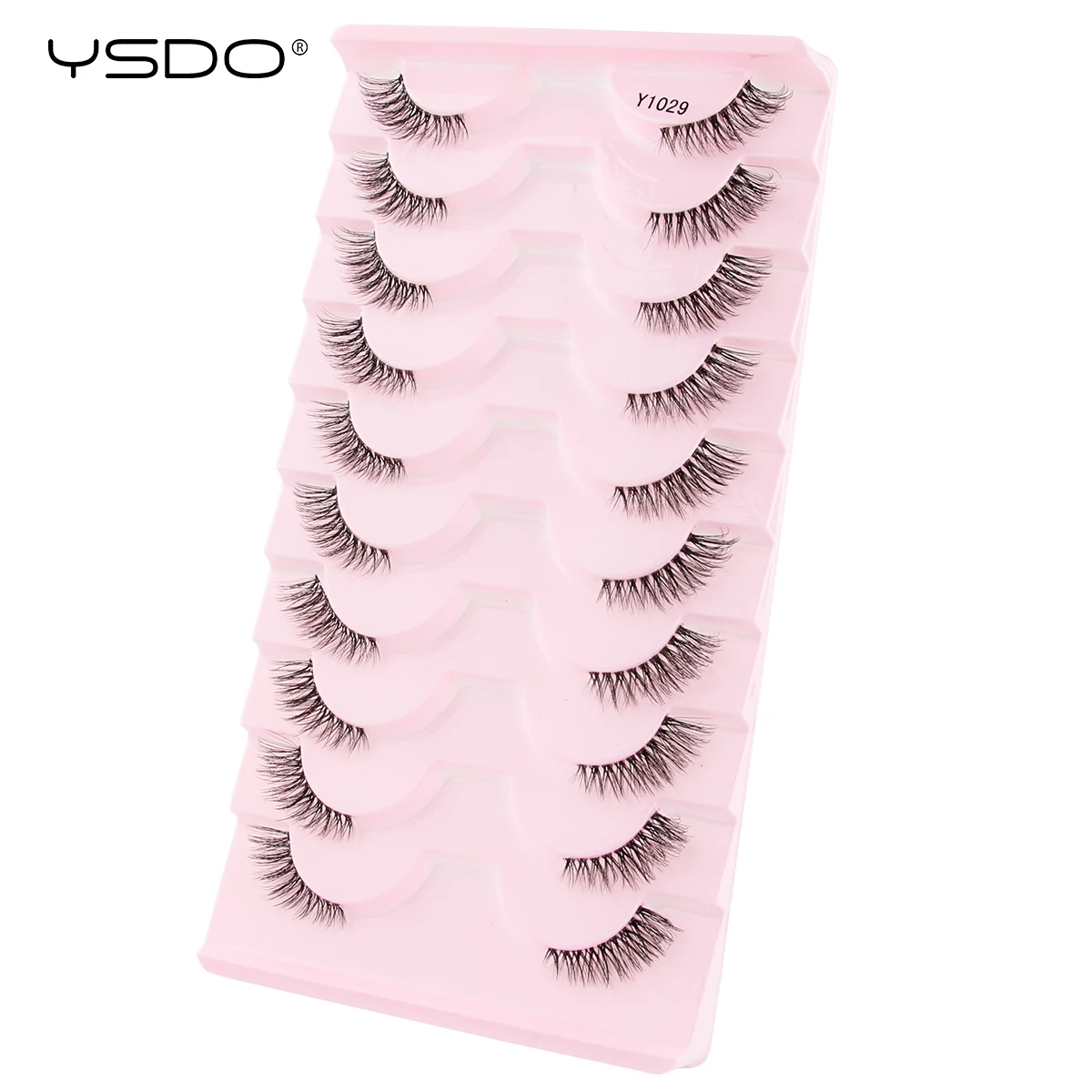 Mink 3D False Lashes Natural Black Full Striped Eyelashes