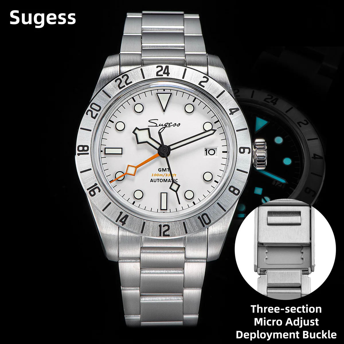 Sugess S463 GMT 自動巻き時計 Sugess S463 GMT 自動巻き時計 - メルカリ