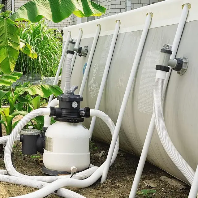 Medence Tömlő 9 Hüvelykes Csere Hosszú Tömlőszűrő Szivattyú Kiegészítők Adapterekkel A Vízrendszereihez - Image 5