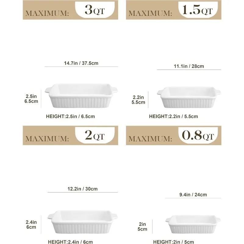 4-Piece Ceramic Baking Set 2