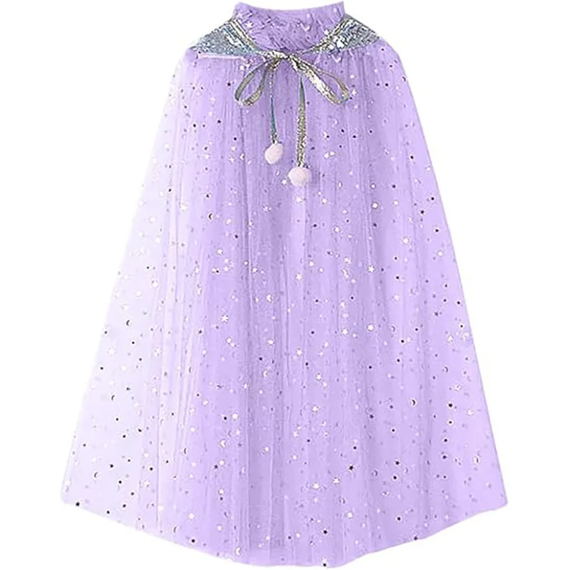 Frozen Elsa Anna Cloak Children's Princess Cloak Costume Girls Performance Prop