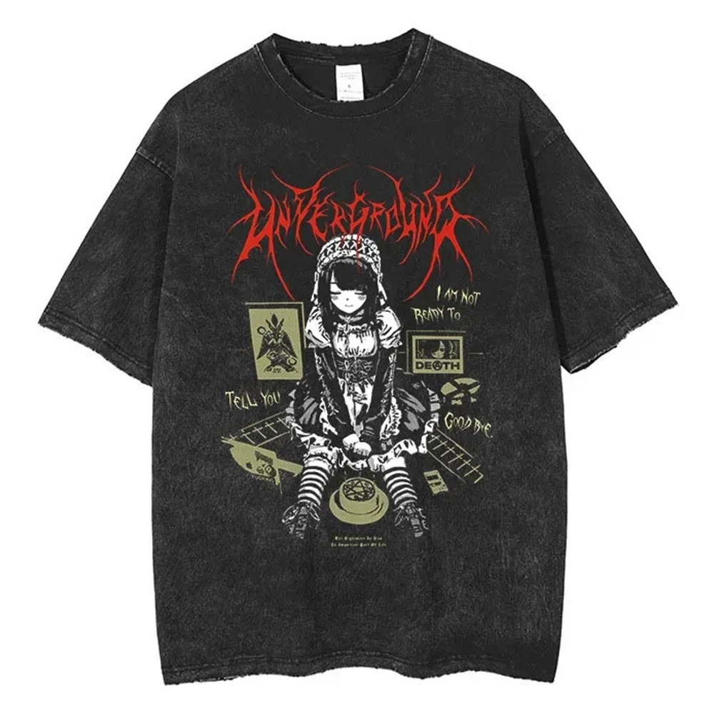 VIP【関税送料無料】希少 Amish T-shirt with Gothic logo Amazon.com: Western Goth Girl Alt-Country Subculture Emo