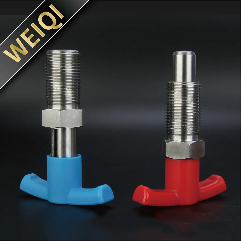 재고 있음 M12 M16 M20 M24 T 그립 인덱싱 플런저 인덱스 볼트(너트 포함)