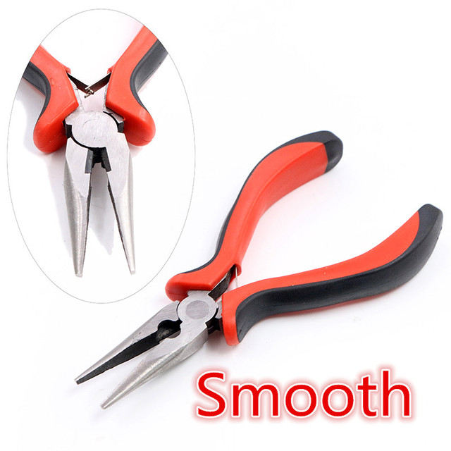 Piece Stainless Steel Needle Nose Pliers Jewelry Making Hand Tool Black 12.5cm