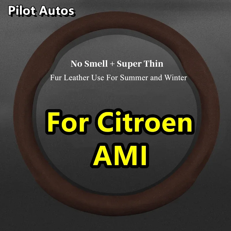Per Citroen Ami Coprivolante Per Auto Nessun Odore Super Sottile In Pelle Di Pelliccia Fit 2020