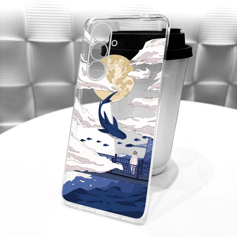 Cool Fashion Painted Soft Silicone Cover Case - Stylish Protective Shell