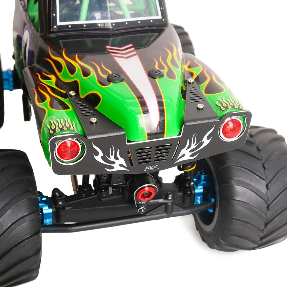 KYX Racing Stainless Steel Front & Rear Chassis Guard Set For 1/18 LOSI Mini LMT RC Crawler - View #7