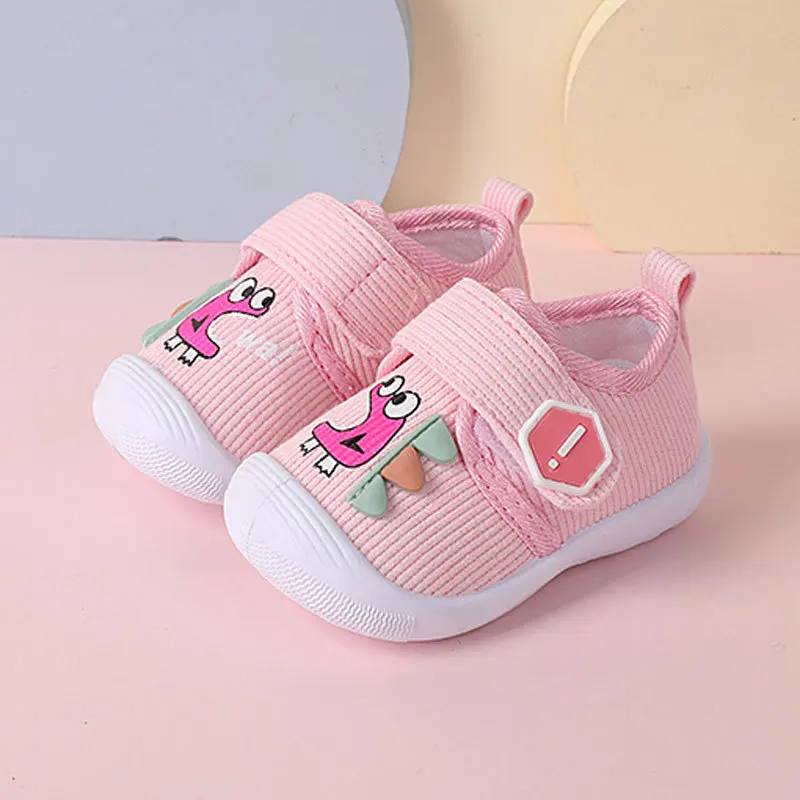 baby shoes sneakers shoes soft sole shoes 0-36 months infant toddler shoes walking with sound light baby girl pink cute shoes newborn boy soft sneakers cartoon print