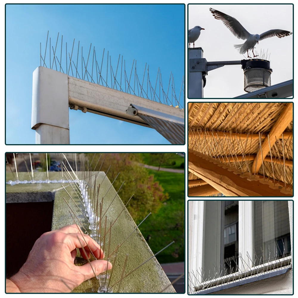 Bird Repellent 10pcs/box Gardening Stainless Steel for Home Balcony to Prevent