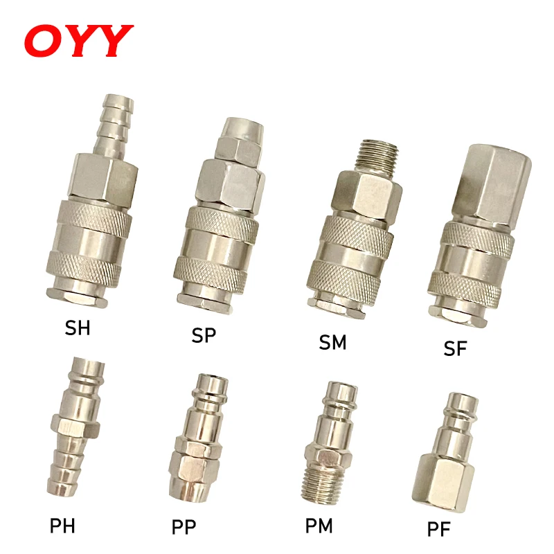 1PCSEuropeanStandardEUTypePneumaticFittingQuickCoupling
