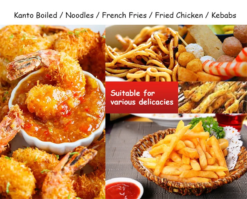 Electric 220V Deep Fryer Machine For Chips Chicken Large Capacity 20L 30L Frying Machine with Oil Drain Faucet 4
