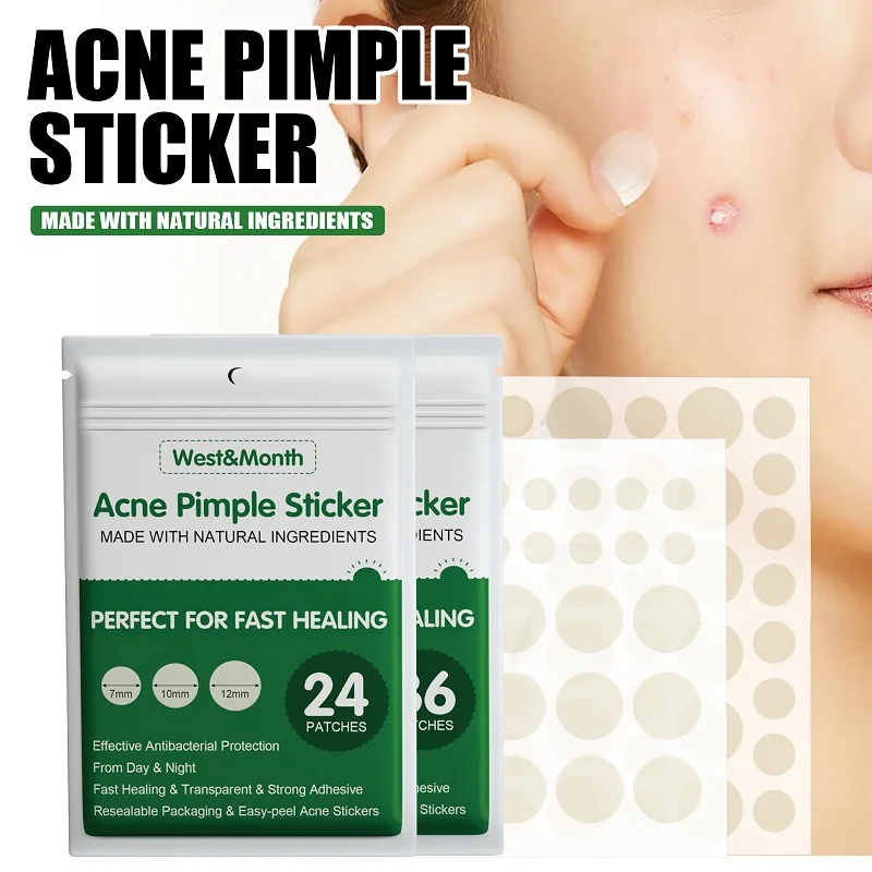 

24/36pcs Acne Pimple Patch Invisible Stickers Acne Treatment Pimple Remover Tool Invisible Breathable Acne Patches Skin Care