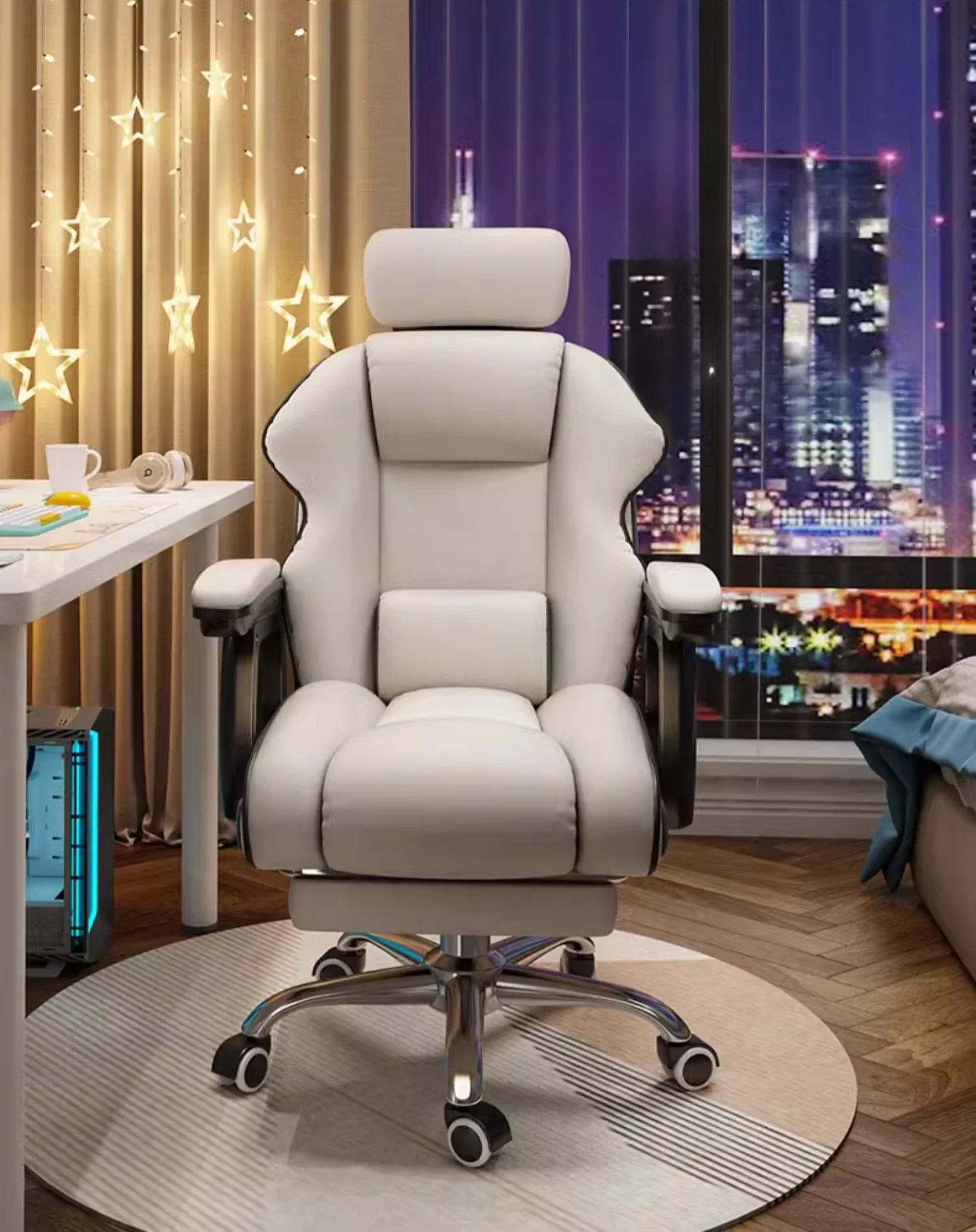 

Computer chair, comfortable and sedentary gaming study, office sofa, backrest , live broadcast lifting swivel chair