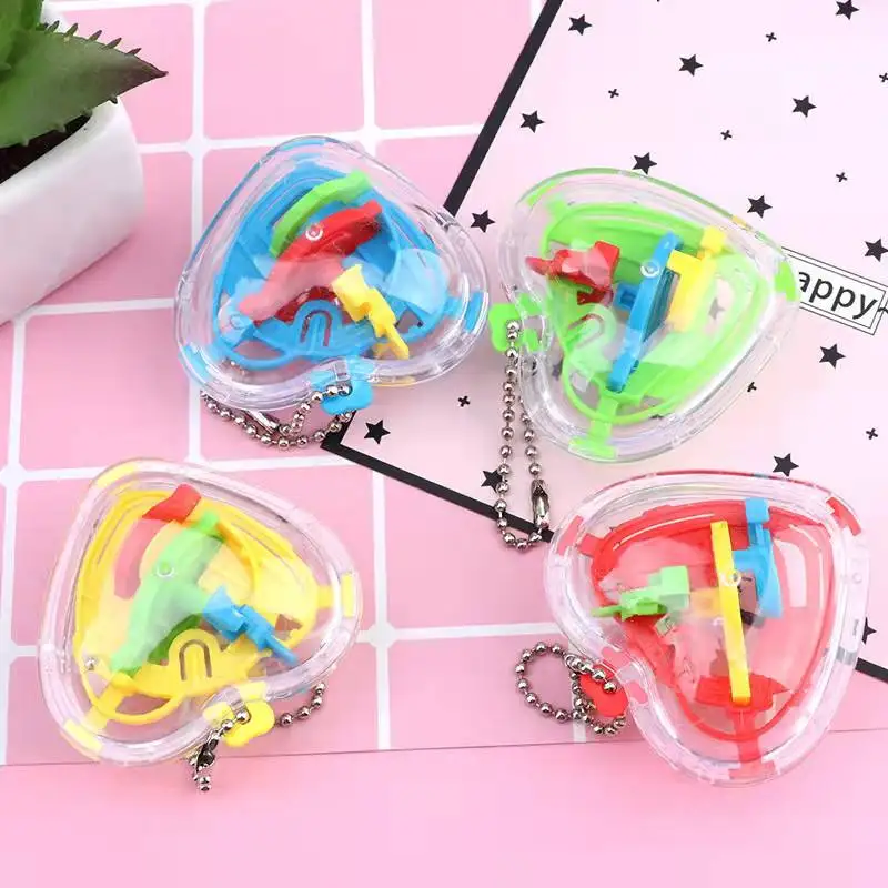 Educational Toys Cube Walking Bead Maze Love Intelligence Maze ball Children's Puzzle Toys Break Through Puzzle For Kids Gifts 2