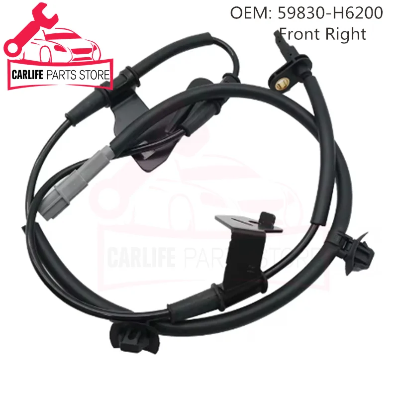 59810-H6200 59830-H6200 Car Front Left Right ABS Wheel Speed Sensor For Hyundai Accent Verna 18 20 59830H6200 59810H6200