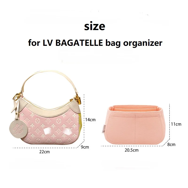 【Only Sale Inner Bag】Bag Organizer Insert For Lv BAGATELLE Organiser Divider Shaper Protector Compartment
