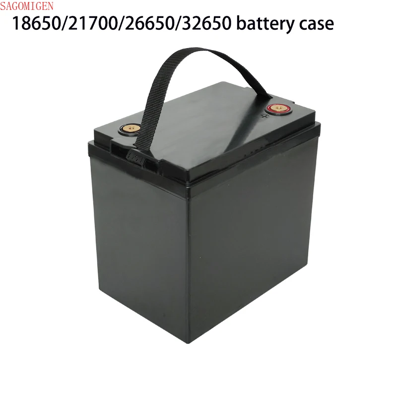 

18650/21700/26650/32650 Lithium Battery case 12V 40Ah 50Ah 80Ah 90Ah 105Ah Lifepo4 Battery Storage Box Plastic Waterproof Shell