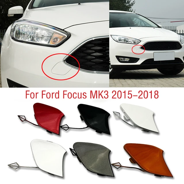 Für Ford Focus 3 MK3 2015 2016 2017 2018 Auto Vorderen Stoßfänger Tow Haken  Abdeckung Kappe Anhänger Schleppen Auge Abdeckung deckel - AliExpress