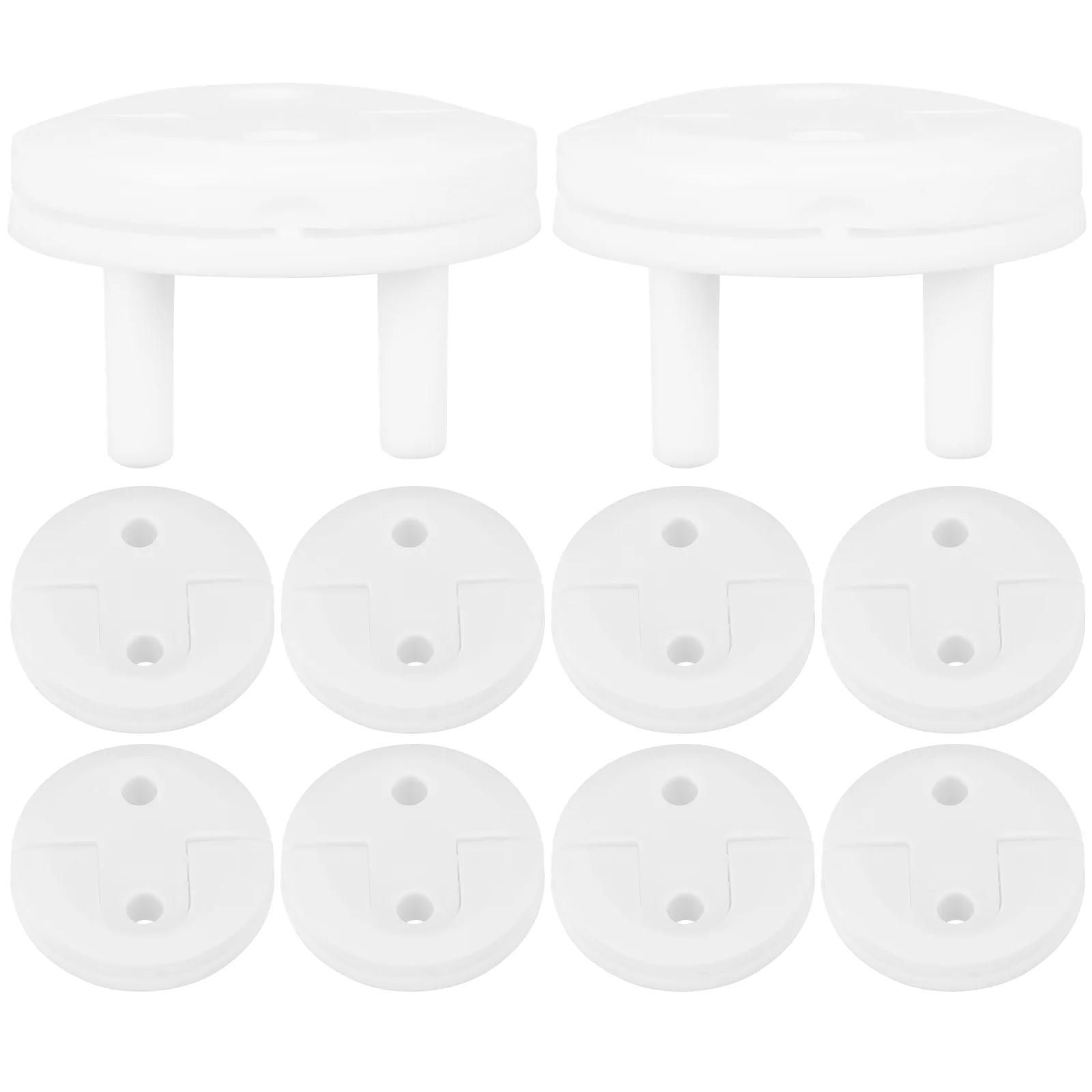 10 Pcs Socket Protection Cover Replacement Baby Safety Plug Covers Outlet Plastic Plugs Power Proof