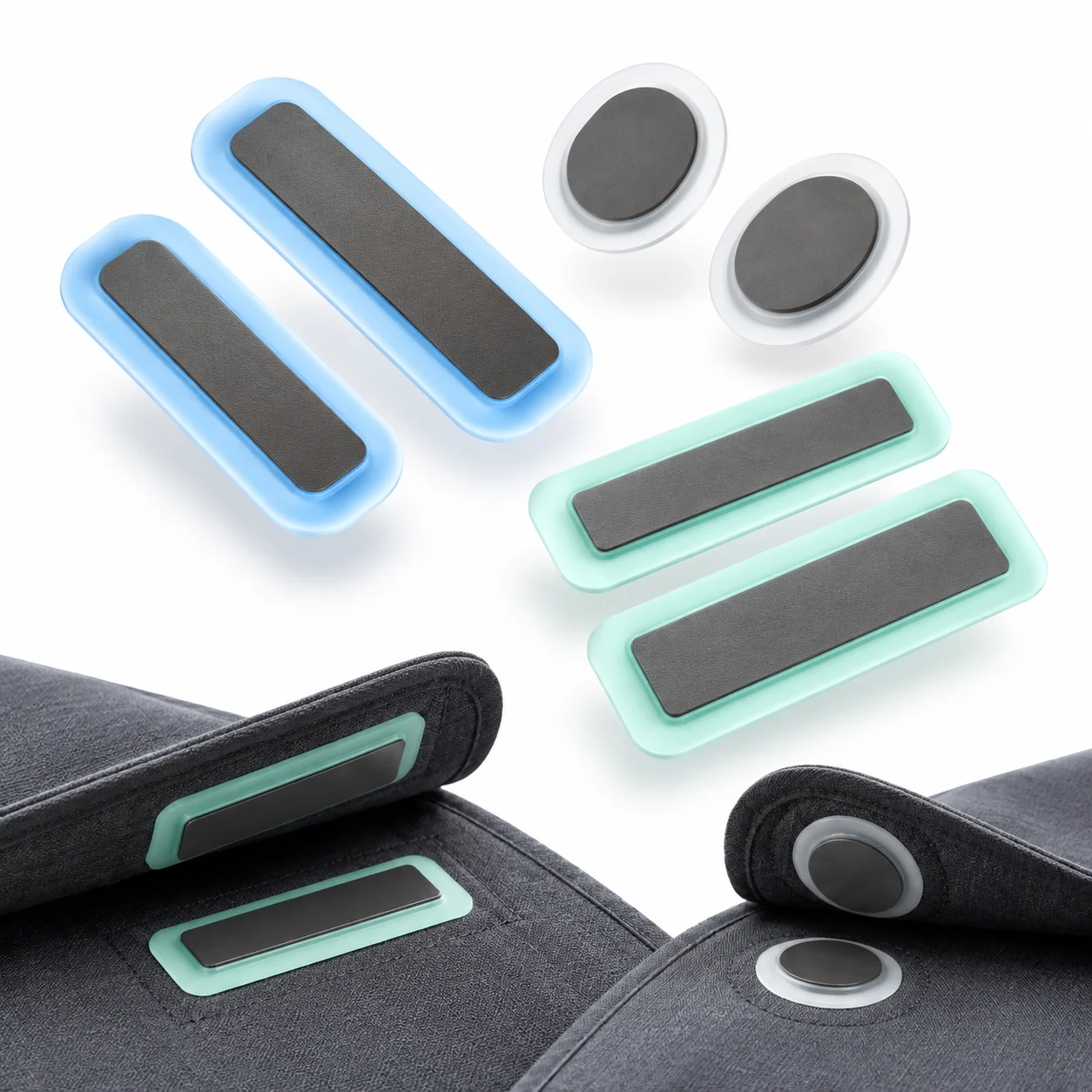 Soft Magnetic Snap Button for Handcrafted Fashion Accessories