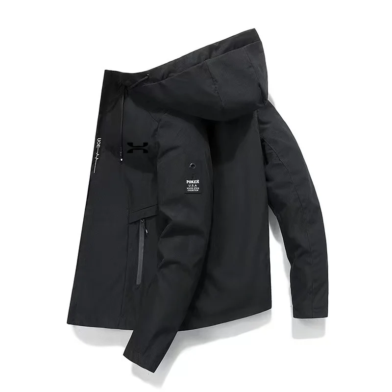 thumbnail image 1 of Chaqueta con capucha para hombre, abrigo de algodón a prueba de viento con cremallera, parka gruesa y cálida, estilo informal, novedad de invierno, 2024, 1 of 5