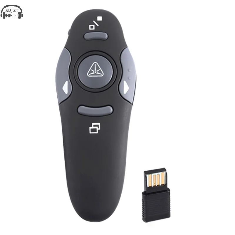 Powerpoint Clicker 2.4GHz Wireless USB Presentation PPT Flip Pen Pointer with Red Light Remote Control For Teacher