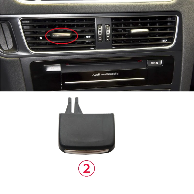 AC Air Conditioner Vent Grille Adjust Clip Repair For Audi Q5 2009-8R1820901 8R1820902 8R1820951C