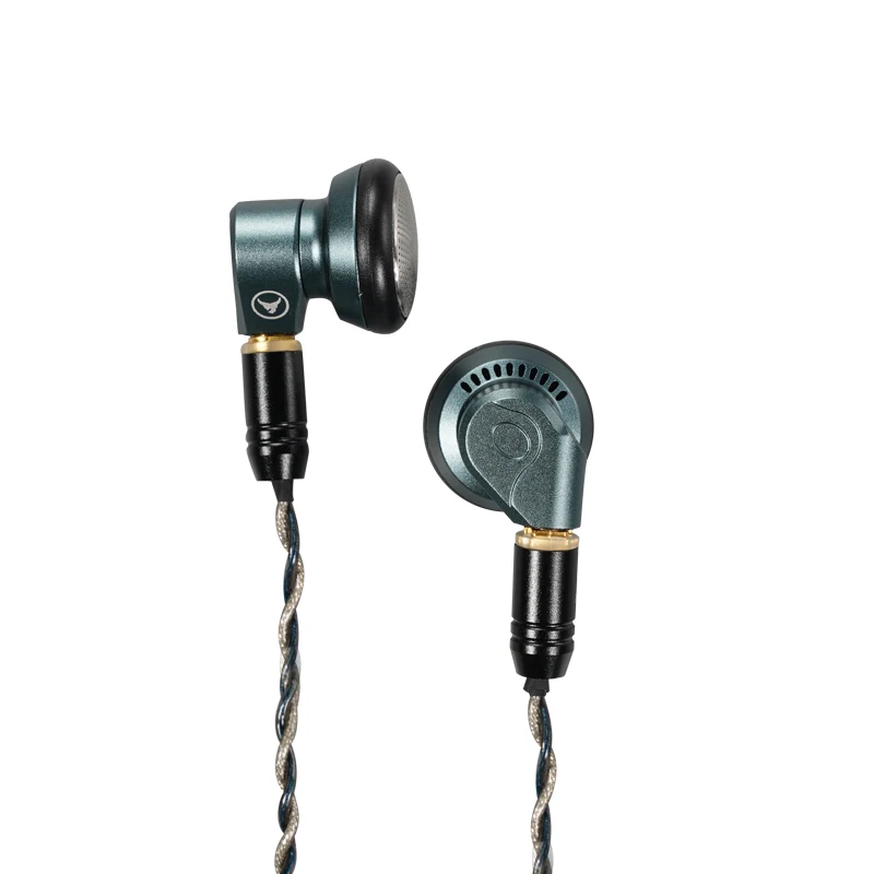 

Yincrow Rhino 3.5mm/4.4mm Optional Metal HIFI Flat-Head Earphone 14.6mm Dynamic Driver Earbud Detachable MMCX Bass Music IEM