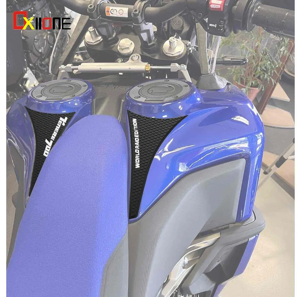 For Yamaha Tenere 700 World Raid Rally / Dual Tank / Explorer Tenere700 2022 2023 Motorcycle Accessories Centre Tank Pad Sticker