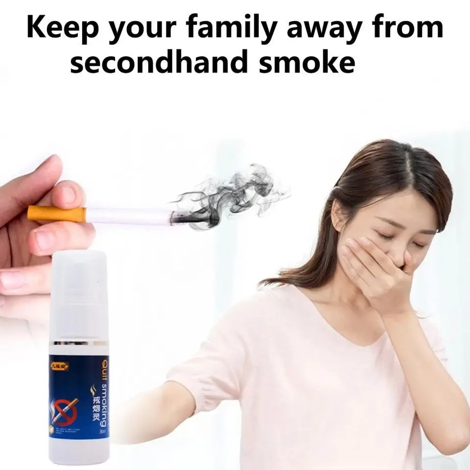 Stop Smoking Spray Stop Smoking Spray Fresh Breath Natural Health Stop Addiction Portable Control-smoking Cessation Spray