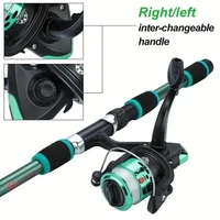 Fishing Pole Set Full Kits With Telescopic Fishing Rod And Spinning Reel Baits Hooks Travel Pole Set 2