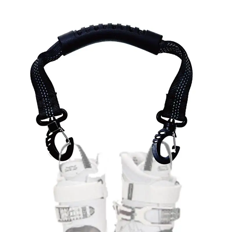 Ski Carrier Strap Multifunctional Skates Carry Strap Snowboard Boot Carrier Shoulder Tote Straps For Ice Skates And