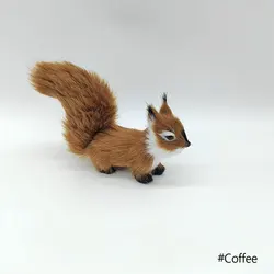Charming Mini Squirrel Plush Ornament for Holidays and Birthdays (Coffee)