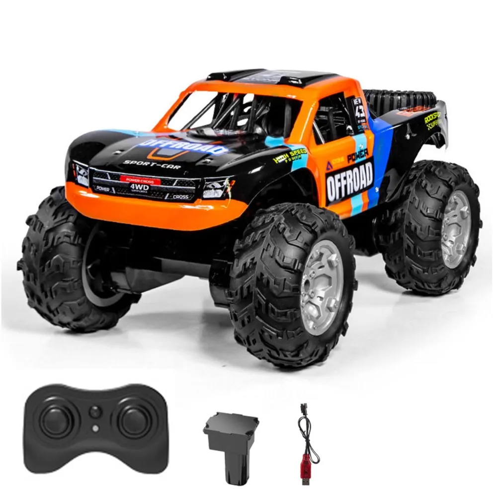 Voiture RC tout-terrain 1/14 JJRC amphibie 4x4 RTR batterie 7.4V