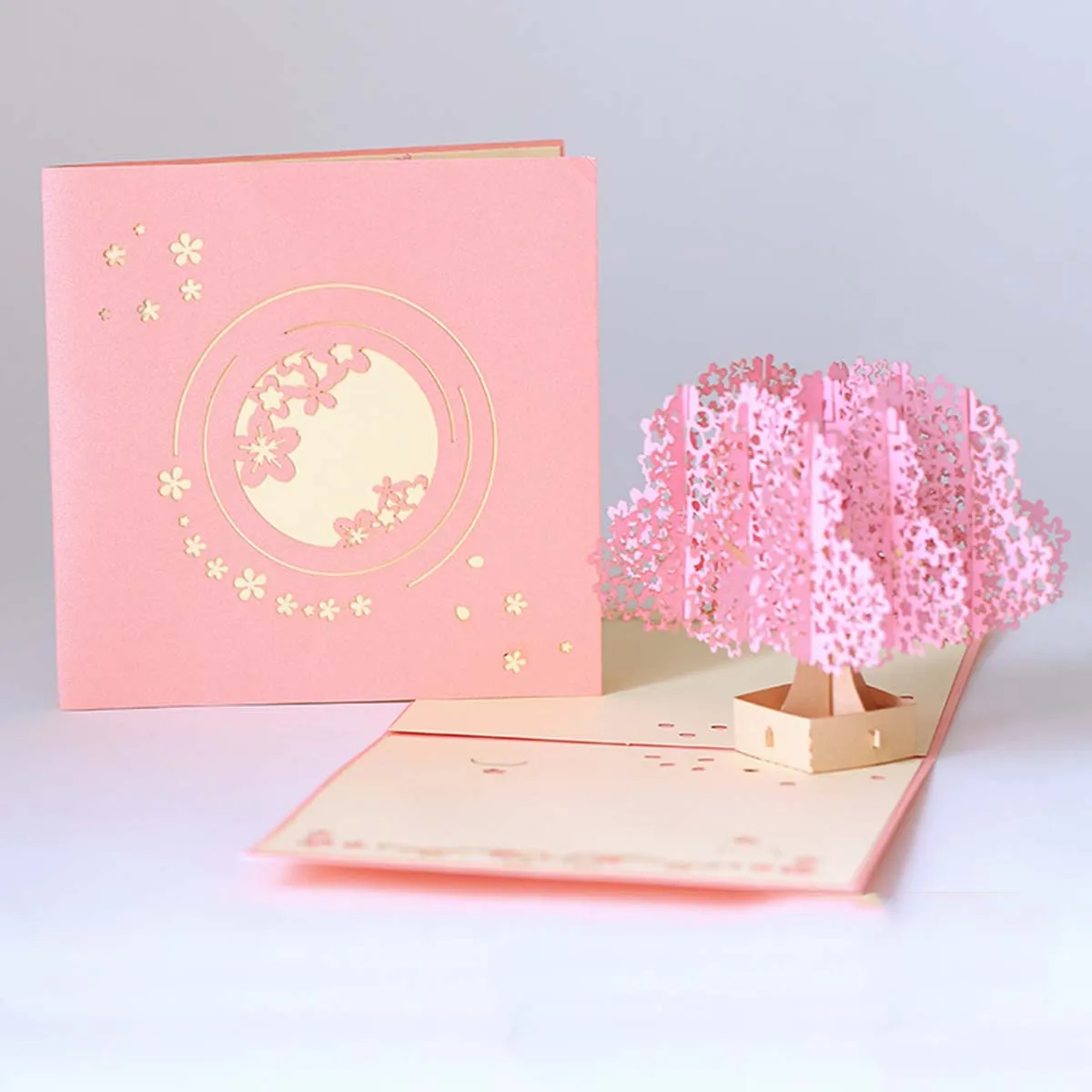 1pc Tanabata Greeting Card Three-dimensional Gift to Boyfriend and Girlfriend